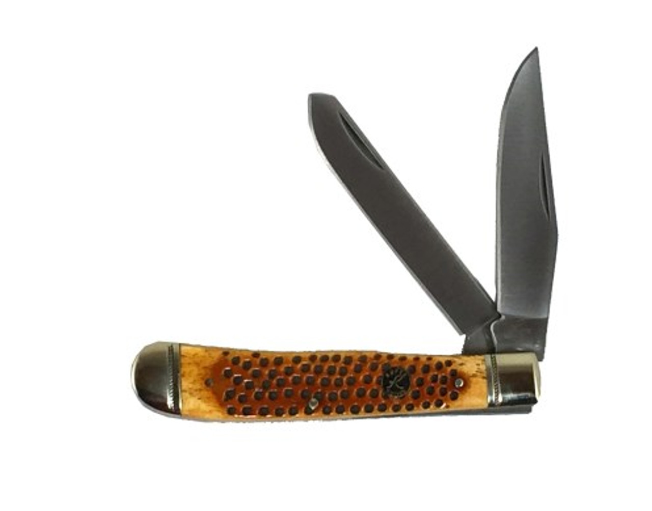 PIT VIPER ORANGE/BROWN BONE 4 3/16" STOCKMAN