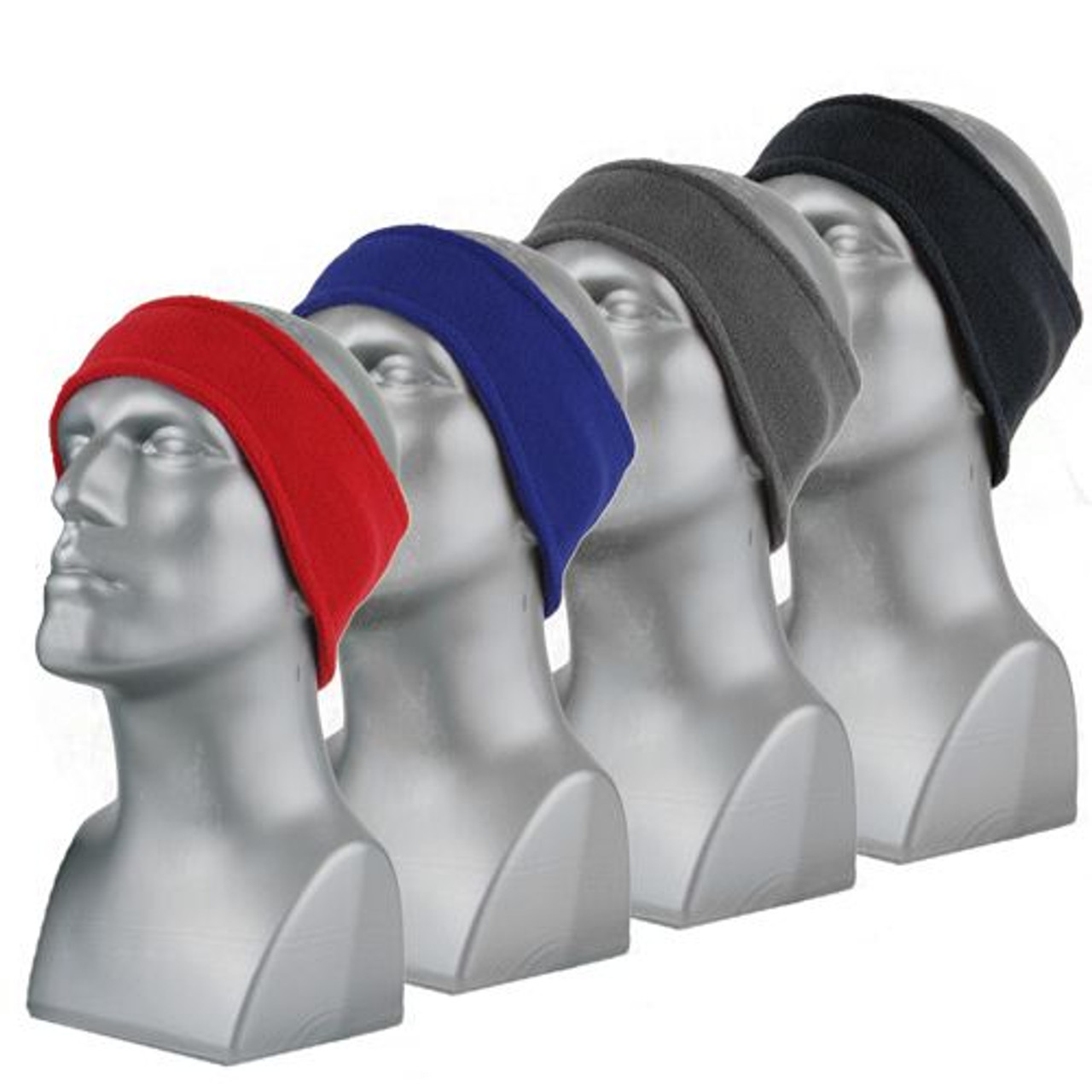 MICRO-FLEECE CONTOURED HEADBAND, ASSORTED