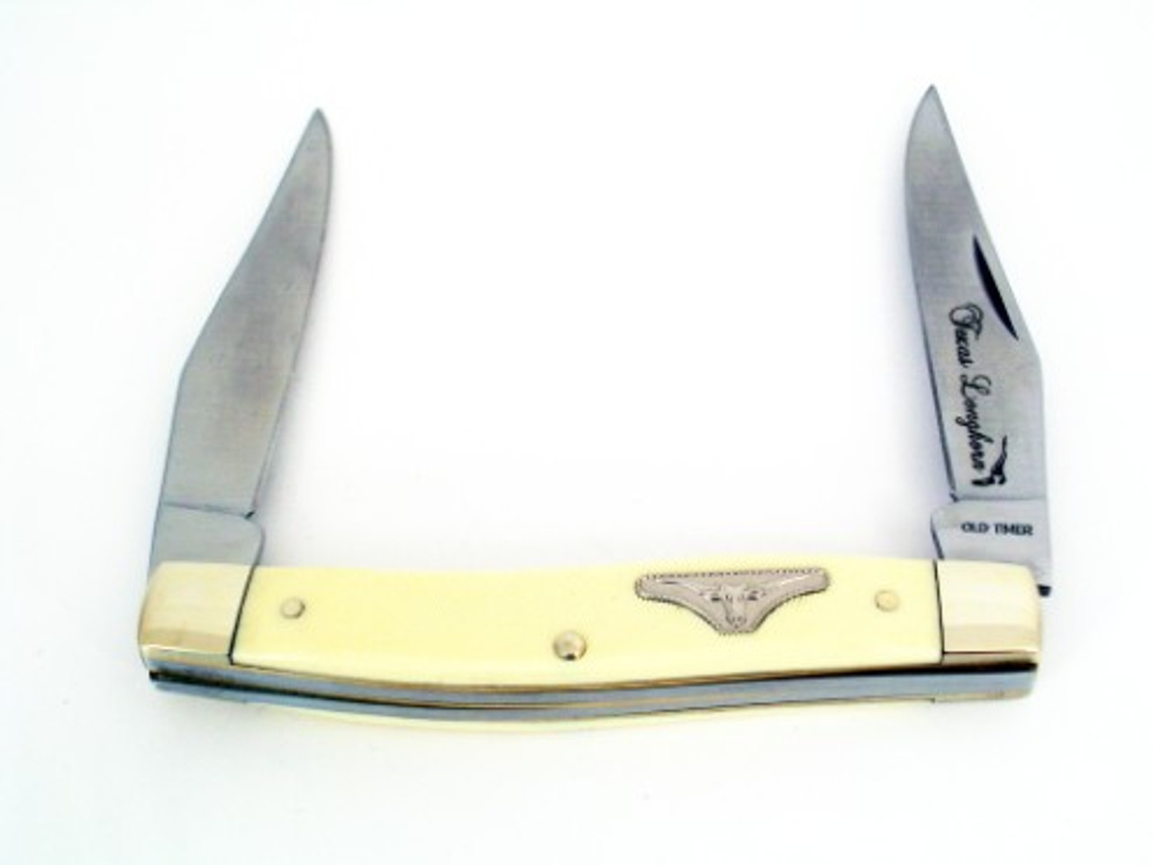 SCHRADE TEXAS LONGHORN 4" MUSKRAT TIN