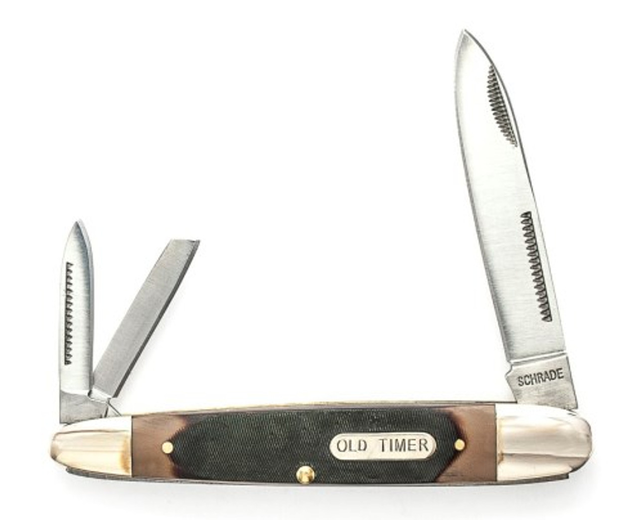 SCHRADE OLD TIMER 4" 3-BLADE CIGAR WHITTLER