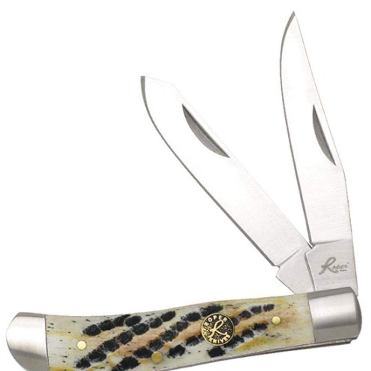 ROPER WHITE BONE TRAPPER 1065 CARBON STEEL