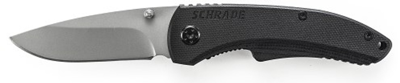 3.6" LINER LOCK DROP POINT / THUMB KNOBS SERR