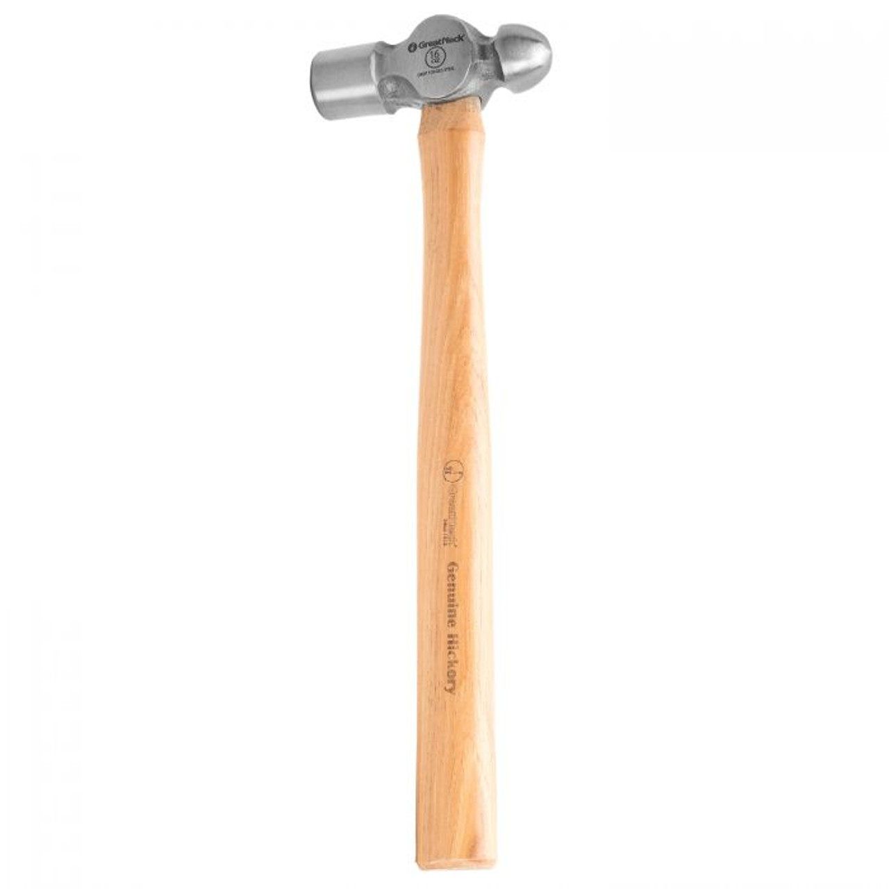 BALL PEEN HICKORY HAMMER, 16OZ