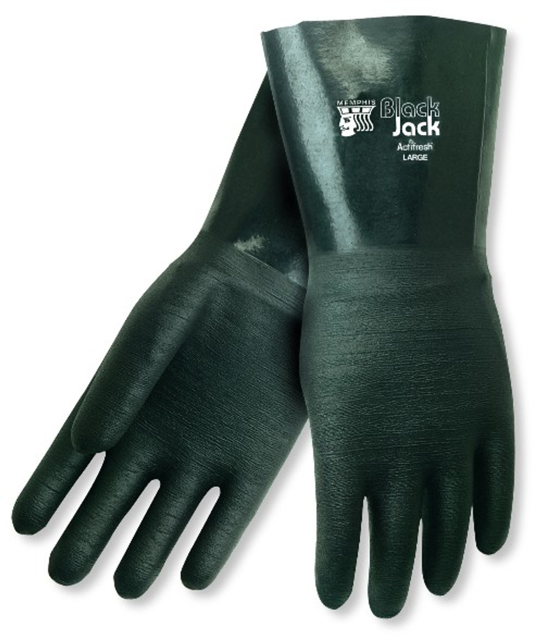 NEOPRENE COATED 12" LINED GAUNTLET, ROUGH - L