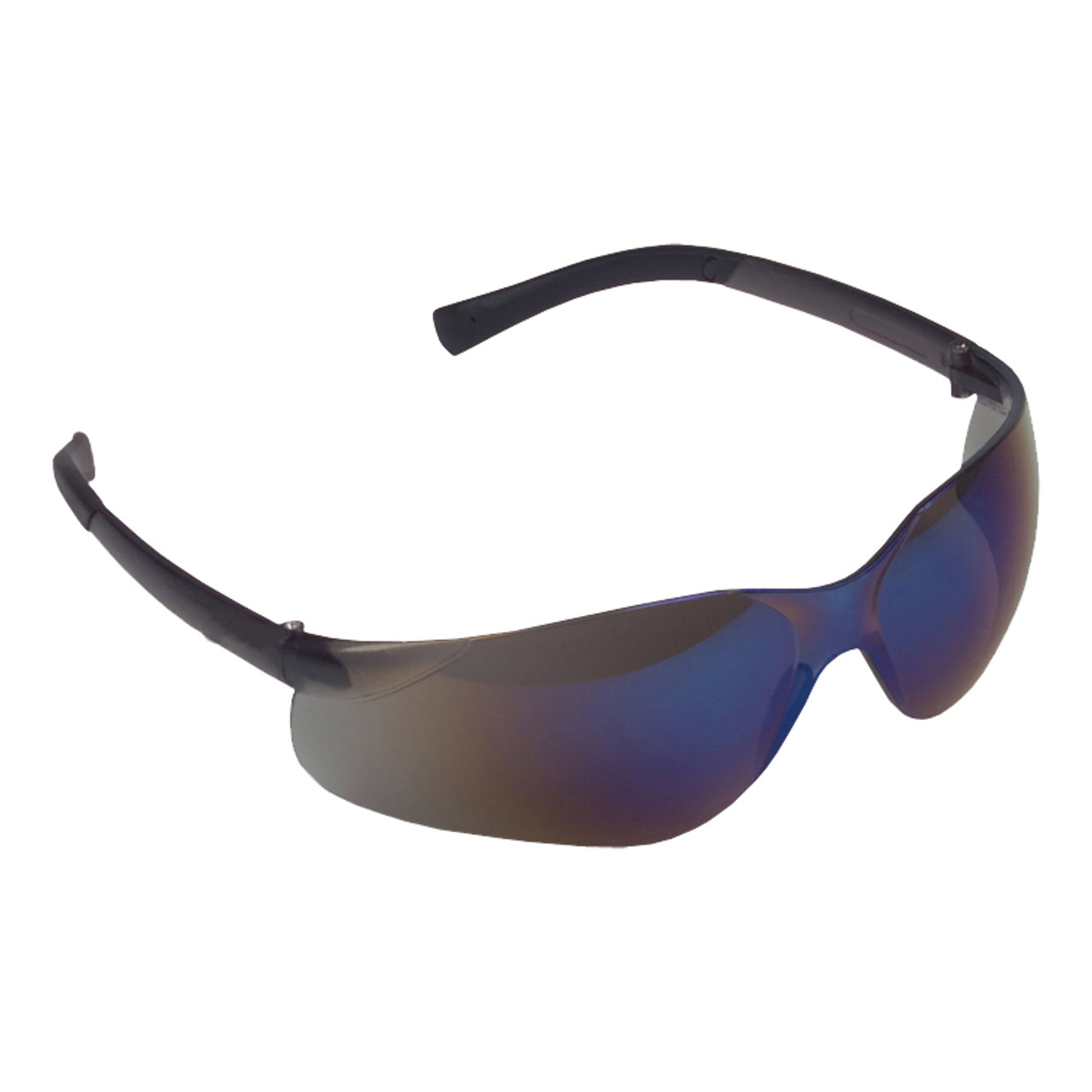 DANE BLACK FRAME W/ BLUE MIRROR LENS