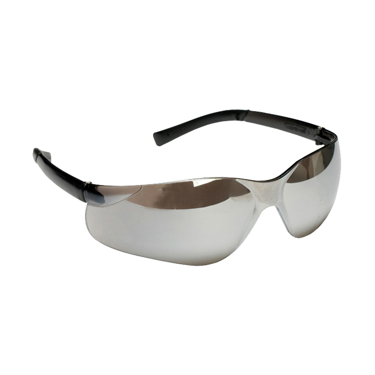 DANE BLACK FRAME W/ SILVER MIRROR LENS