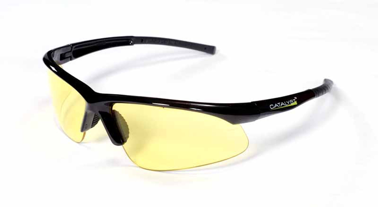 CATALYST BLACK FRAME W/ AMBER LENS