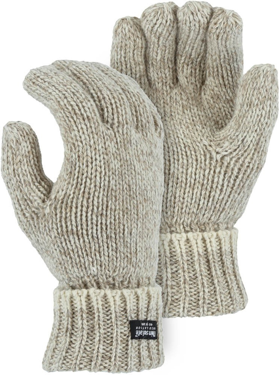 RAGG WOOL FULL FINGERED GLOVE W/ THINSULATE-M