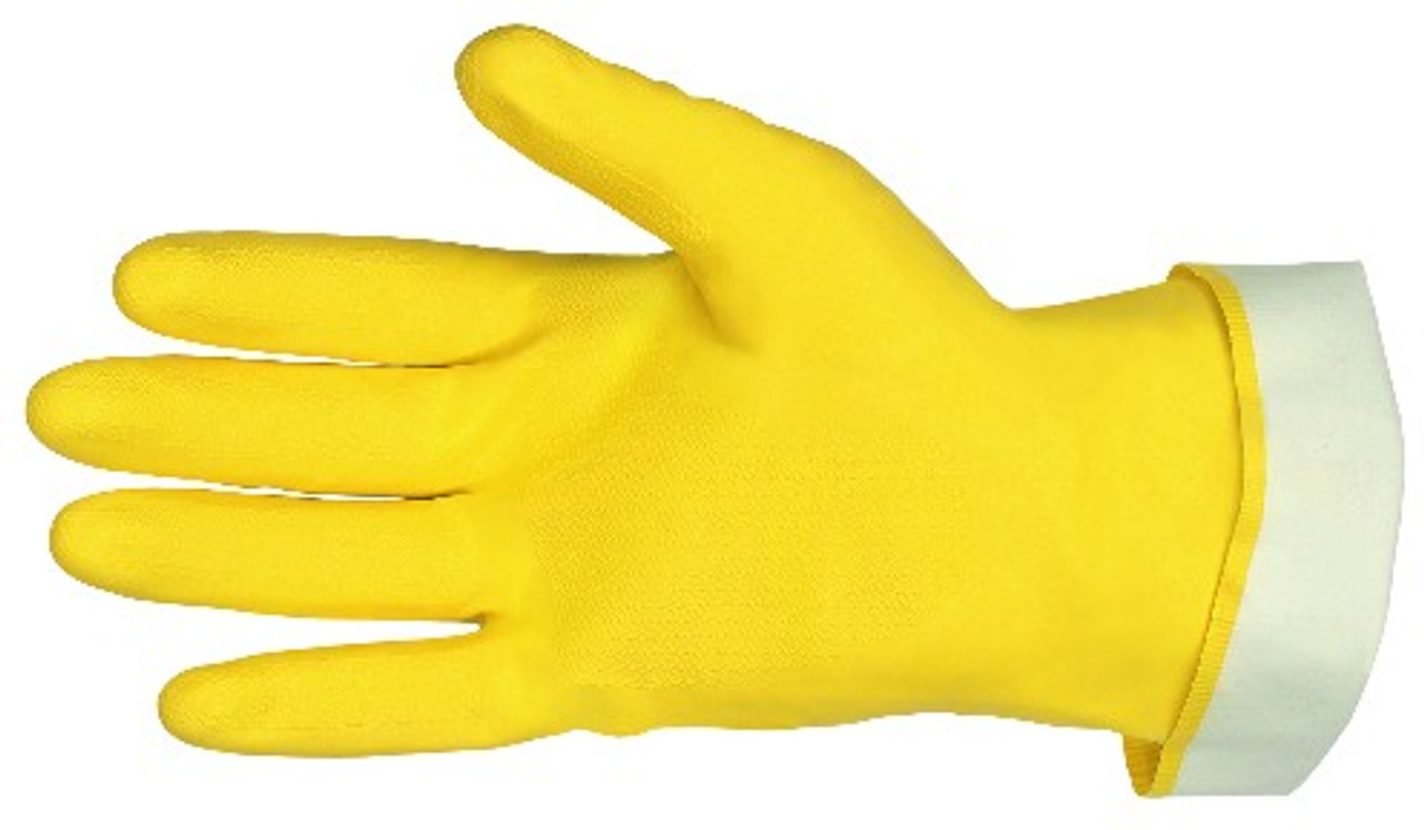 18 MIL.YELLOW FLOCK LINED LX - M