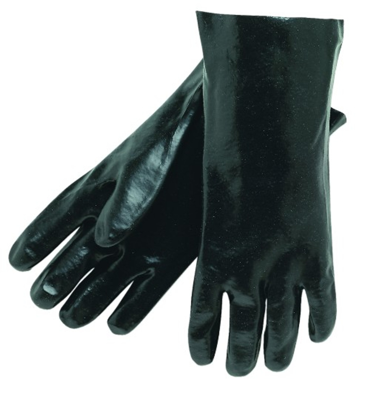 ECO BLACK 1DIP PVC 18" GAUNTLET - L