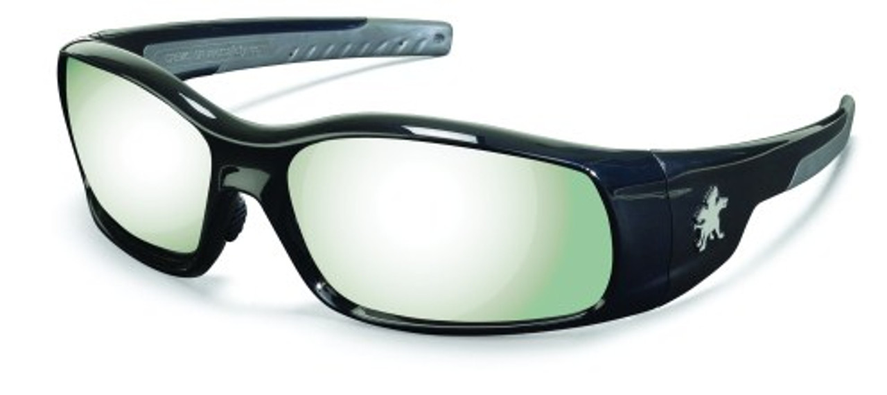 SWAGGER BLACK FRAME, SILVER MIRROR LENS