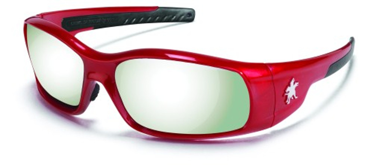 SWAGGER CRIMSON RED FRAME, SILVER MIRROR LENS