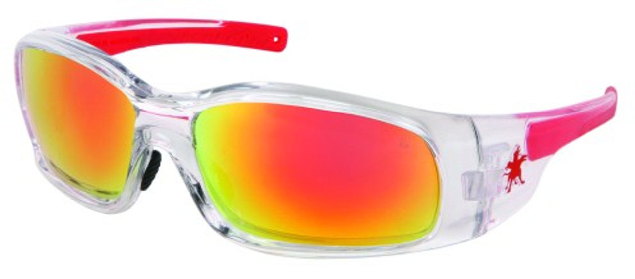 SWAGGER CLEAR FRAME, FIRE MIRROR LENS