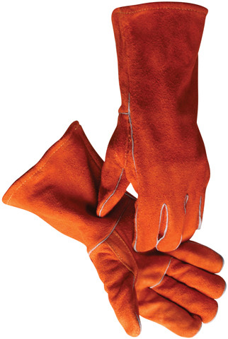 STANDARD WELDER RUST COWHIDE W/ REINFORCED PA
