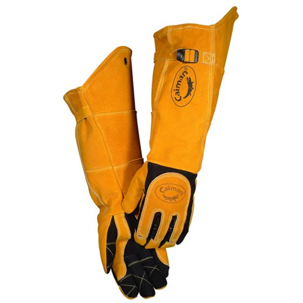 CAIMAN 21" DEERSKIN WELDERS W/ HD PADDING-L