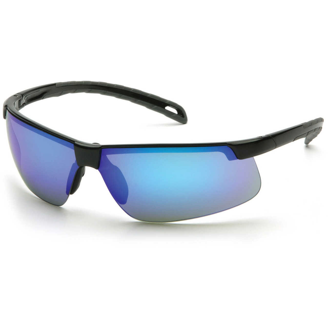 EVER-LITE BLACK FRAME W/ ICE BLUE MIRROR LENS