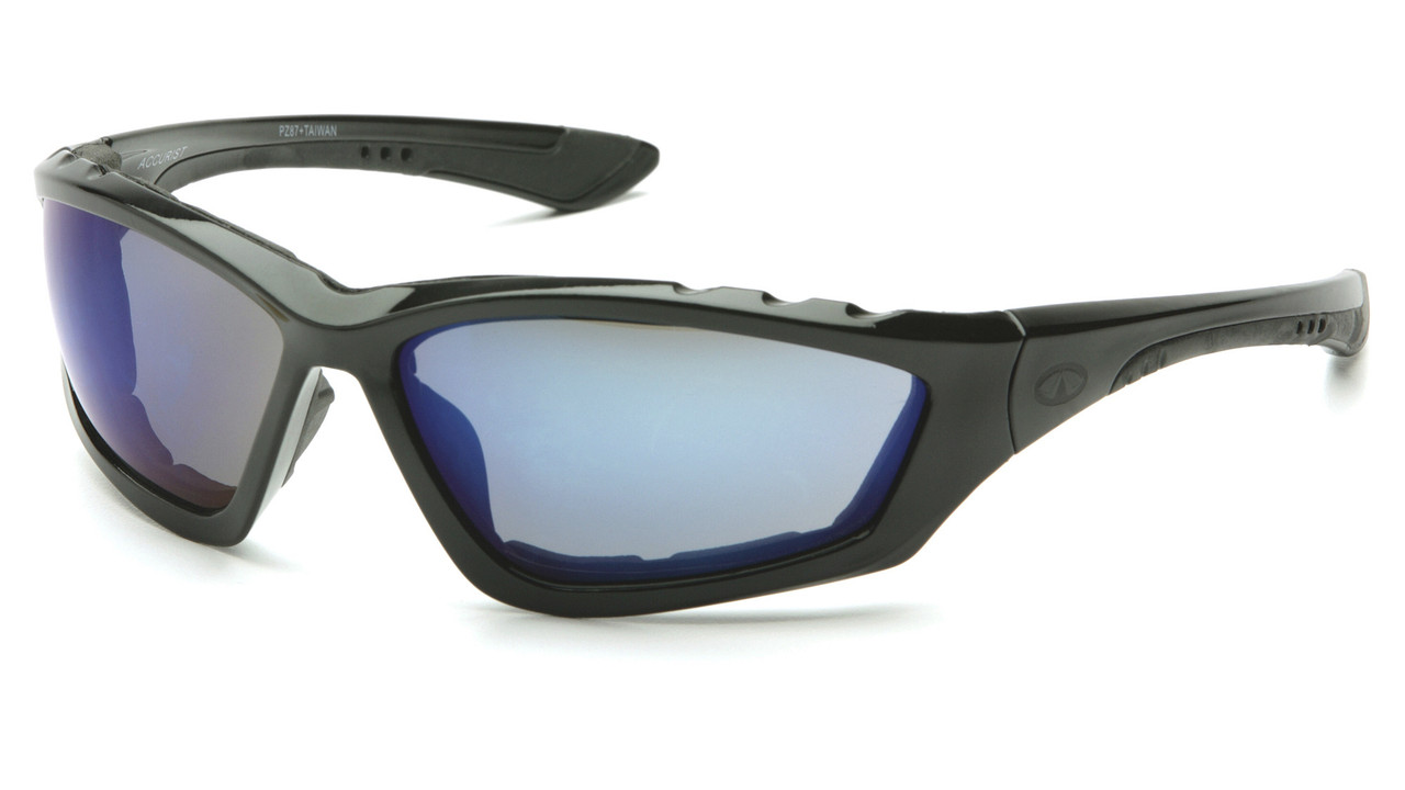 ACCURIST BLACK FRAME W/ BLUE MIRROR LENS