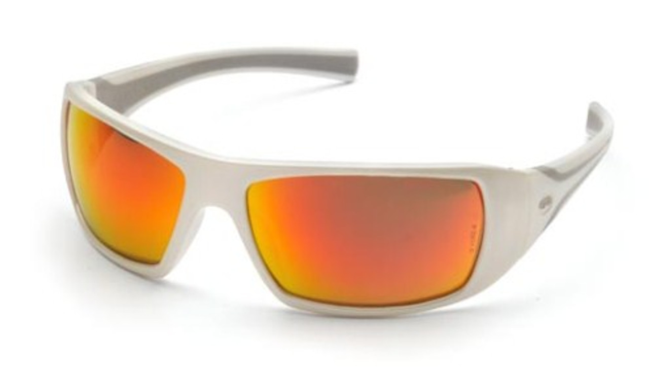 GOLIATH SKY RED MIRROR LENS W/ WHITE FRAME