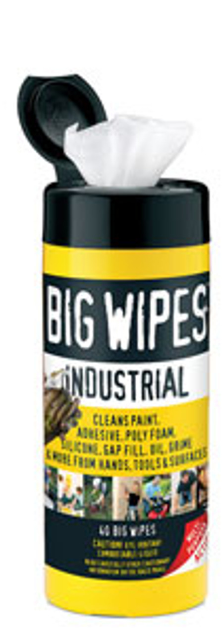 BIG WIPES MULTI-PURPOSE, 40 WIPES, 7" X 10"