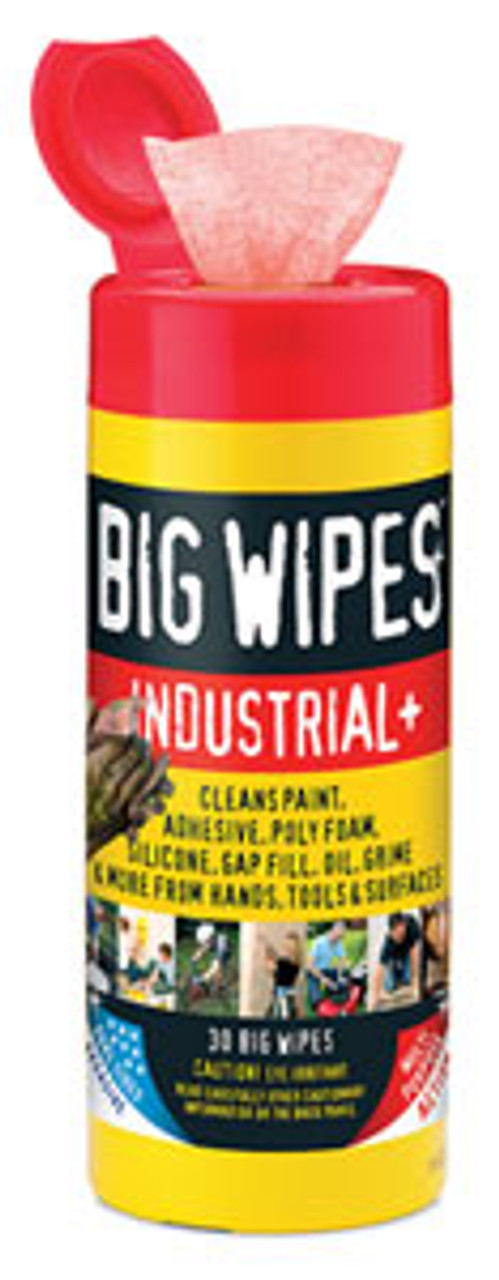 BIG WIPES HEAVY DUTY, 30 WIPES, 7" X 10"