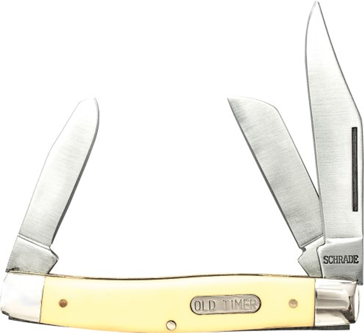 4" SENIOR POCKET KNIFE W/ YELLOW HANDLE