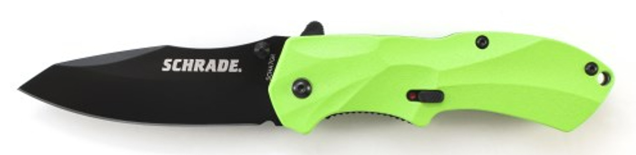 4.3" GREEN HAND, ASSIST OPEN, LINER LOCK, SER