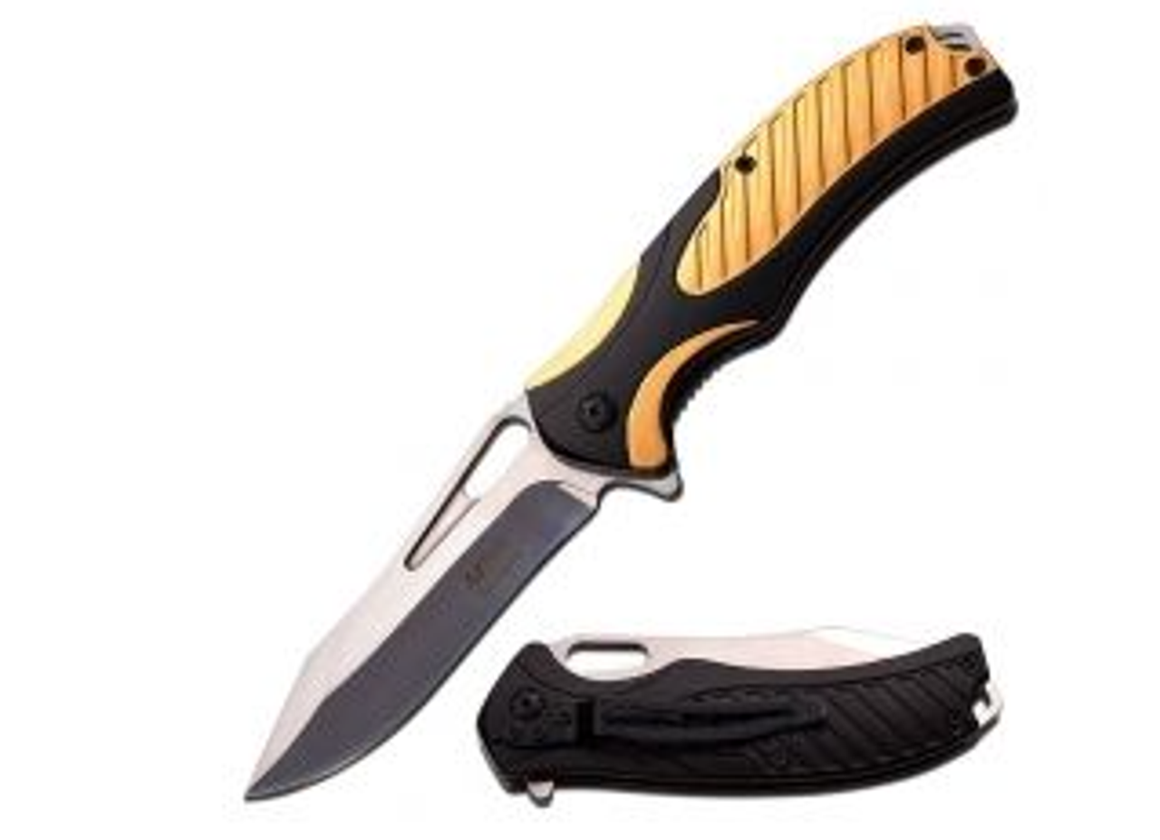 MTECH 4.75" ASSIST BLACK/GOLD ALUM HNDLE