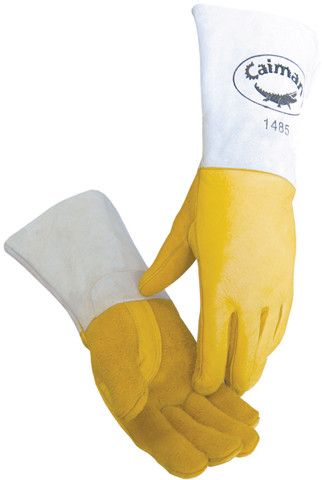 LUXURY GOLD DEERSKIN WELDER W/ REINFORCED PAL -