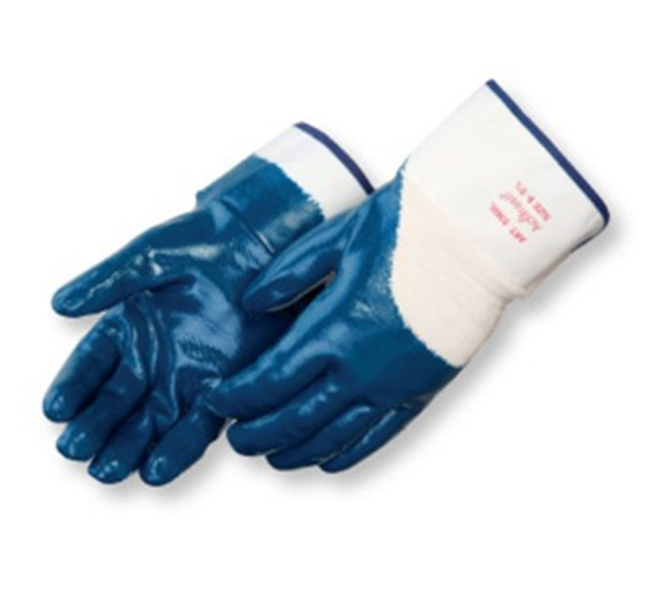 NITRILE FULLY COATED WITH SAFETY CUFF -XL