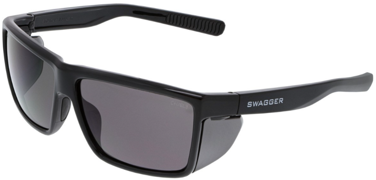 SWAGGER SR2 BLACK FRAME, GRAY LENSES