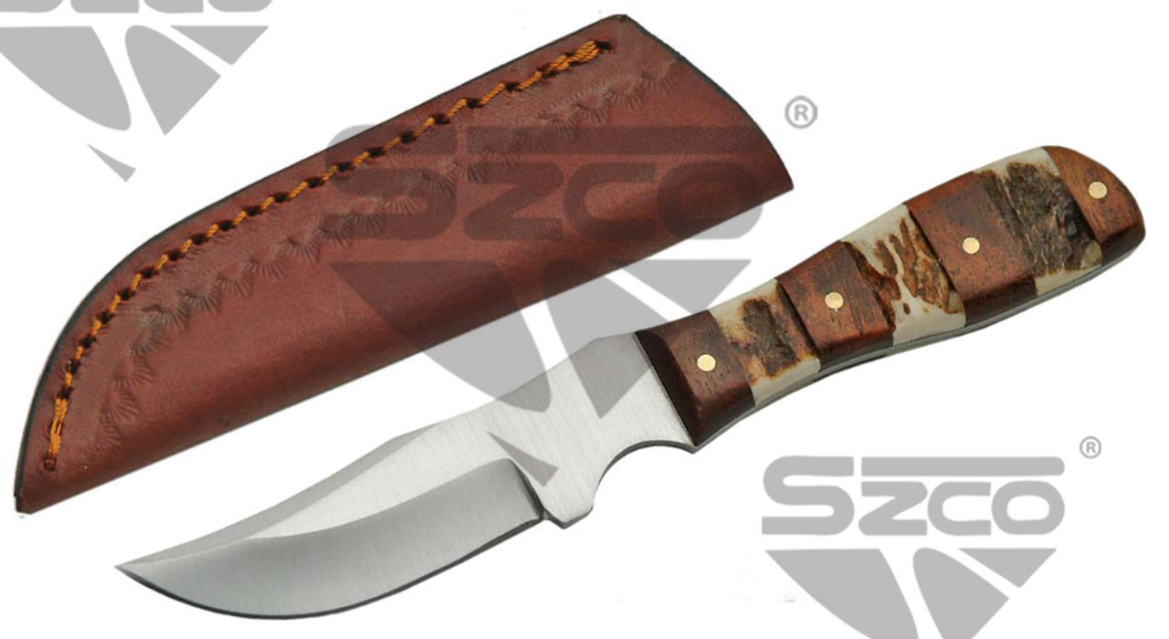 6.25" STAG & WOOD SKINNER