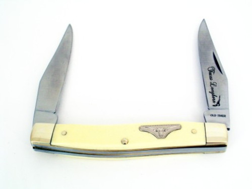 SCHRADE TEXAS LONGHORN 4" MUSKRAT TIN