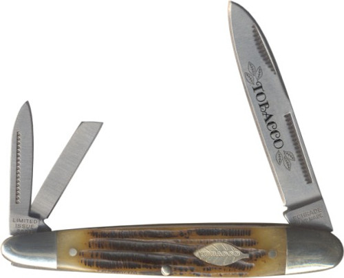 SCHRADE HONEY BONE WHITTLER TOBACCO CIGAR BX