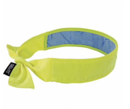 POLAR PENGUIN YELLOW COOLING HEADBAND