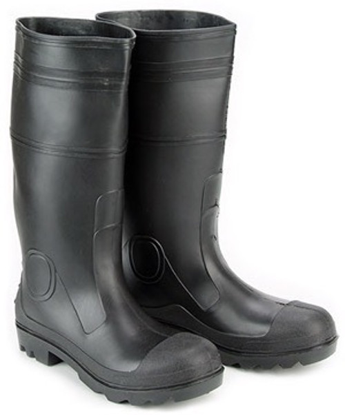 Steel toed rubber on sale boots