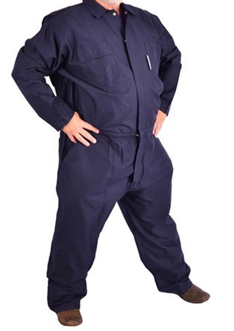 7OZ NAVY BLUE FR COVERALL, LARGE