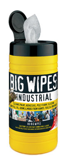 BIG WIPES MULTI-PURPOSE, 80 WIPES, 8" X 12"