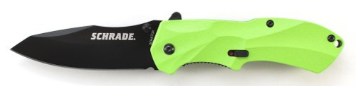 4.3" GREEN HAND, ASSIST OPEN, LINER LOCK, SER