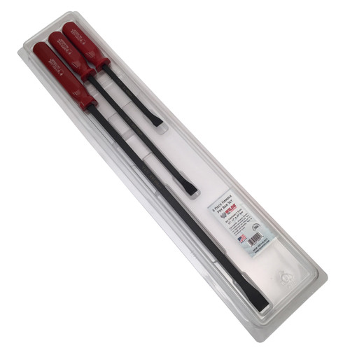 3 PIECE HARD CAP PRY BAR SET (12", 17", 25")