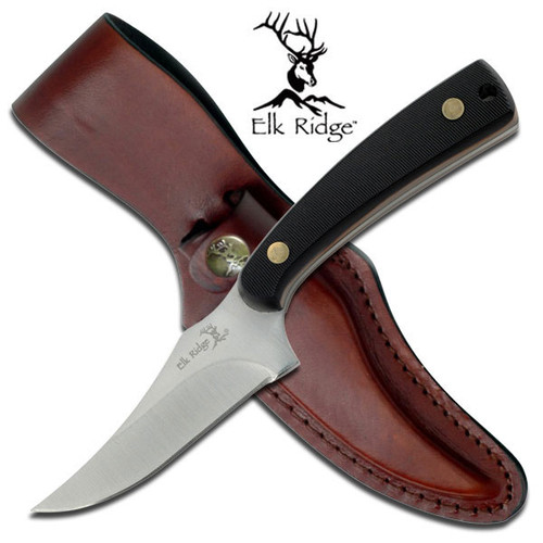 ELK RIDGE 7" FIXED BLADE, DELRIN HNDL W/ SHEA