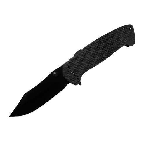 ABKT 4.5" NIGHT TRACER ASSISTED OPENER, BLACK G10 HNDL