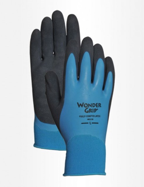 13 GAUGE NYLON, LIQUID PROOF, LATEX PALM -L