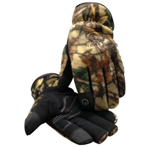 CAMOUFLAGE-FLEECE BACK-TOUCH SCREEN-XXL