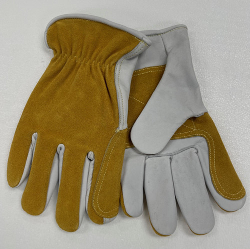 PREMIUM COWHIDE GRAIN, WING THUMB, DBL PALM W/ KEVLAR-M