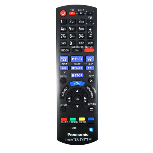 Genuine Panasonic N2QAYB000728 Home Theater Remote Control