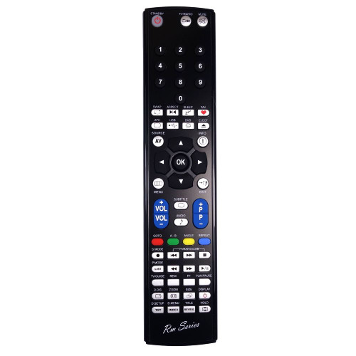 RM-Series TV Replacement Remote Control for 215-155J-GB-1B-FHKDUP-UK