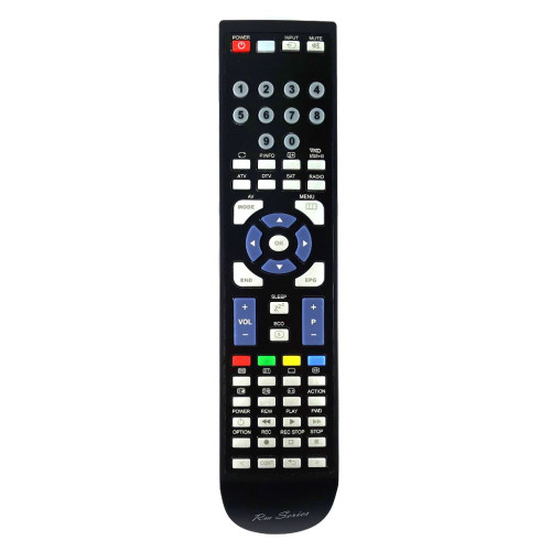 RM-Series TV Replacement Remote Control for Sharp LC-37DH66E