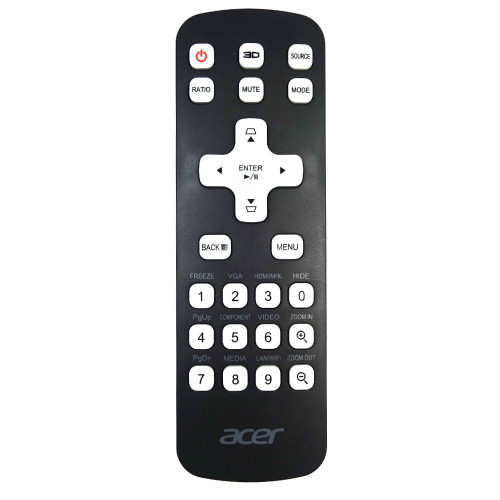 Genuine Acer J2 P1186 Projector Remote Control