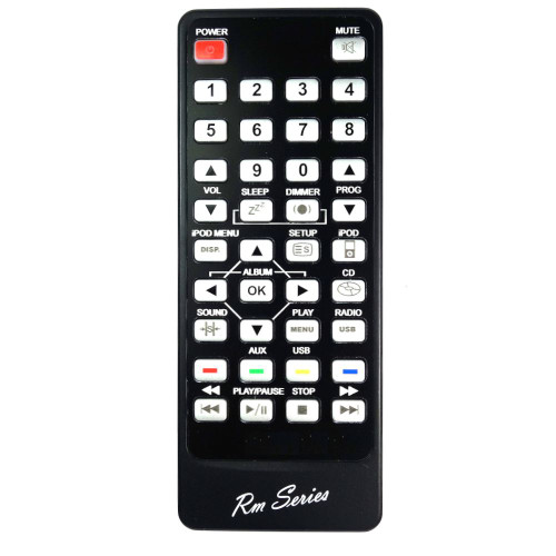 RM-Series Audio System Remote Control for Panasonic SC-HC17EBK