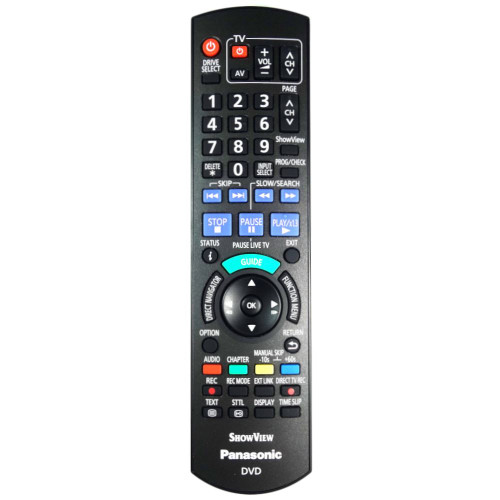 Genuine Panasonic DMR-EX96CEGS DVD Recorder Remote Control